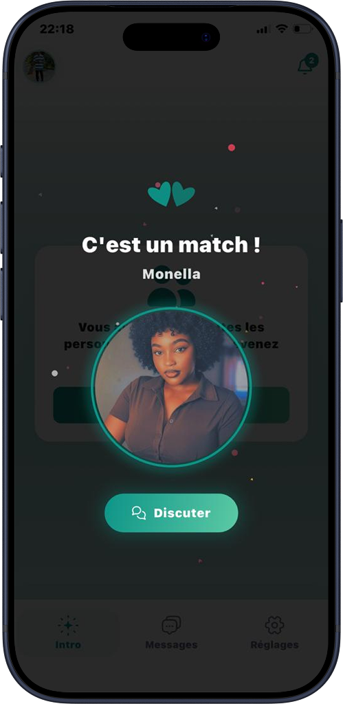 Jumoo app - écran principal